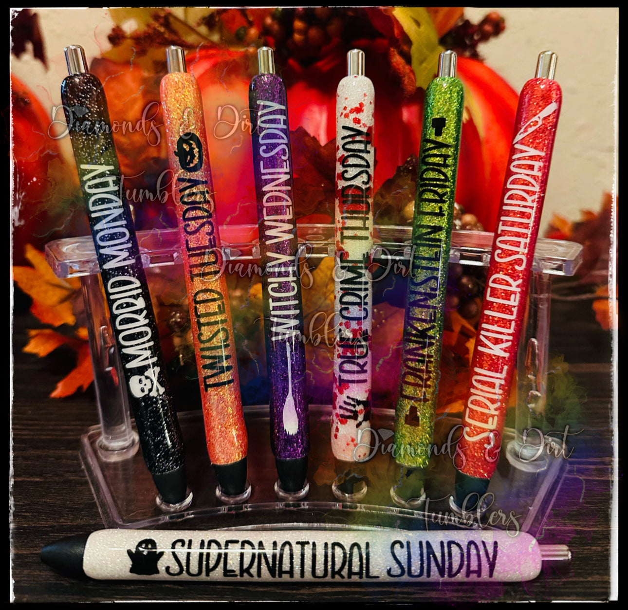 Halloween Weekday Pens