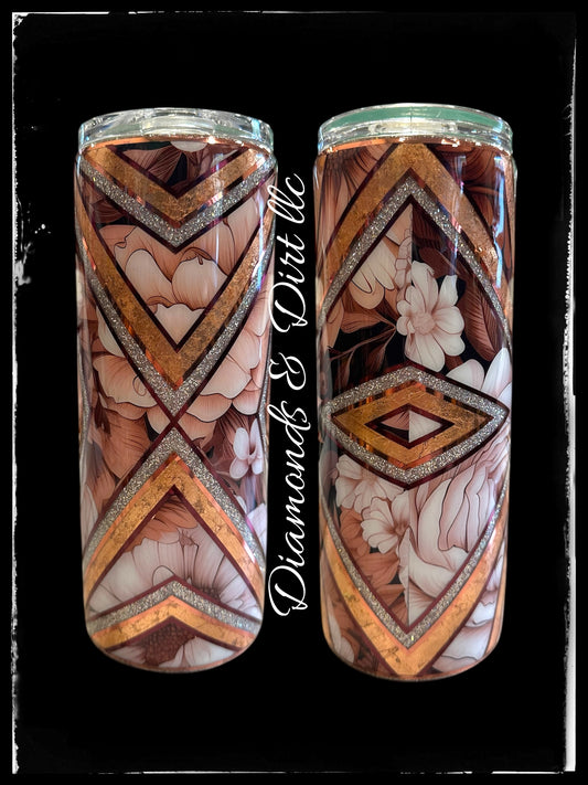 25oz Fall Boho Floral