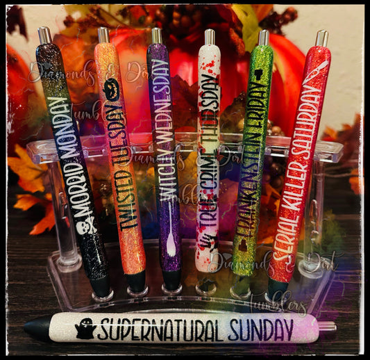 Halloween Weekday Pens