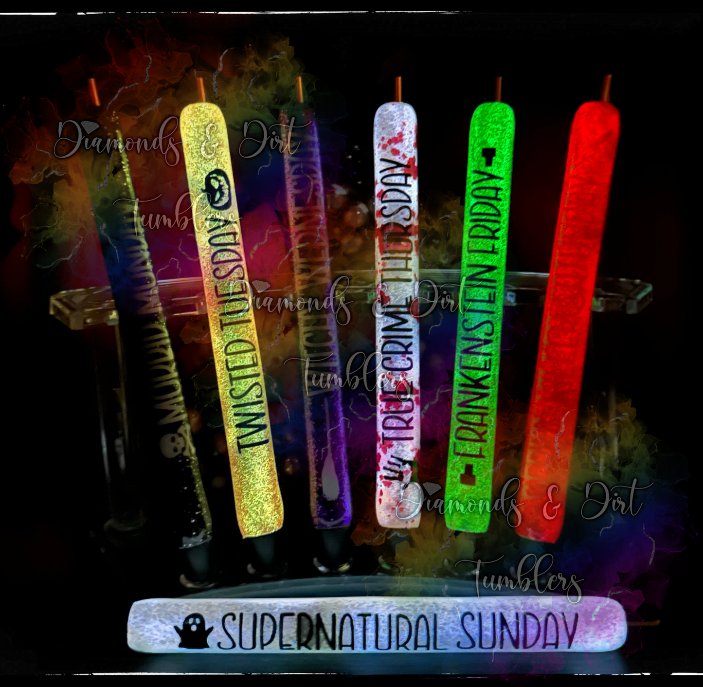Halloween Weekday Pens